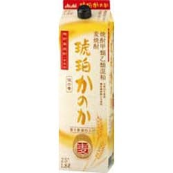 アサヒ 琥珀かのか 麦 パック 25度 1800ml [焼酎]