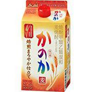 アサヒ かのか麦焙煎まろやかパック 25度 900ml [焼酎]