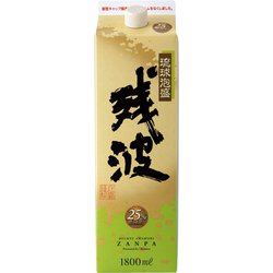 残波 泡盛 ホワイトパック 25度 1800ml [泡盛]