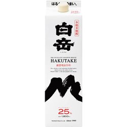 高橋 白岳 米 パック 25度 1800ml [焼酎]
