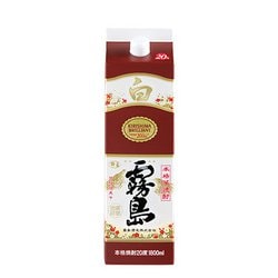 霧島 白霧島 芋 パック 20度 1800ml [焼酎]