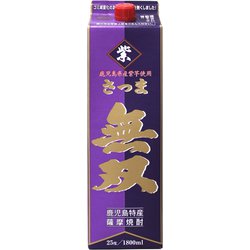 さつま無双紫パック 25度 1800ml [焼酎]