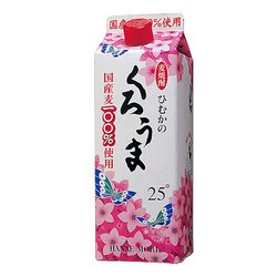 神楽 くろうま 麦 スリムパック 25度 900ml [焼酎]