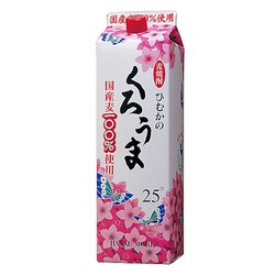 神楽 くろうま 麦 パック 25度 1800ml [焼酎]