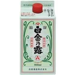 白金 白金乃露 芋 パック 25度 900ml [焼酎]