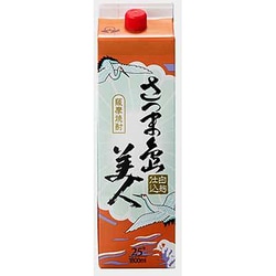 長島 さつま島美人 芋 パック 25度 1800ml [焼酎]