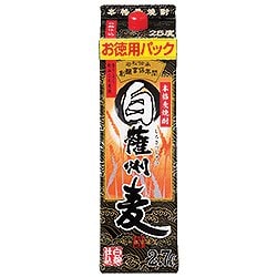 若松 白薩州 麦 パック 25度 2700ml [焼酎]