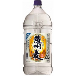 若松 薩州麦 ペット 20度 4000ml [焼酎]