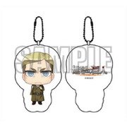 進撃の巨人 ミニクッションキーホルダー エルヴィン [キャラクターグッズ]