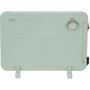 ミニパネルヒーター 160W 温度調節付き グリーン YA-PH160YS M