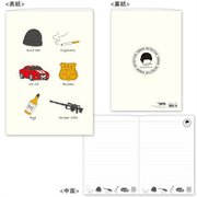 名探偵コナン B6ノート アイテム柄 赤井 [キャラクターグッズ H182×W128mm]