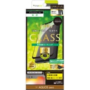 TR-AQZ-GH-CCBK [AQUOS zero用 立体成型シームレスガラス ブラック]