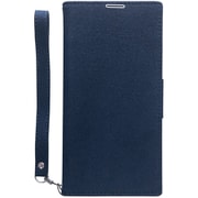 AQUOS zero用 FlipNoteSlim クラリーノ フリップノートケース スエードネイビー TR-AQZ-FNSC-SNV