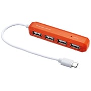 USB2.0 ハブ Type-C 4ポート オレンジ UH-C2474DD