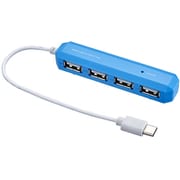 USB2.0 ハブ Type-C 4ポート ライトブルー UH-C2474LB