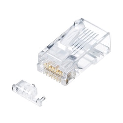 RJ-45コネクタ 単線用 カテゴリ6A ADT-6ARJ-10