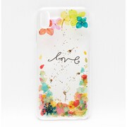 押し花スマートフォンケース Disegno(ディセーニョ) for iPhone XS Max Iris