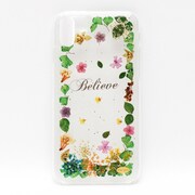 押し花スマートフォンケース Disegno(ディセーニョ) for iPhone XR Riliance