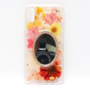 押し花スマートフォンケース Disegno(ディセーニョ) for iPhone XR Sreenia