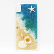 押し花スマートフォンケース Disegno(ディセーニョ) for iPhone XR Star. Sea