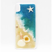 押し花スマートフォンケース Disegno(ディセーニョ) for iPhone XS Max Star. Sea