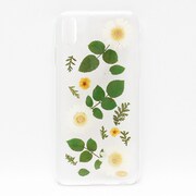 押し花スマートフォンケース Disegno(ディセーニョ) for iPhone XR Vanilla garden