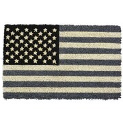 1D-102 Monotone [ミニココマット S スターズ＆ストライプ モノトーン]