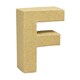 ペーパーマッシュ アルファベット F 2K-259 F