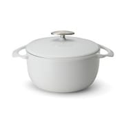 UNILLOY キャセロール 22cm(3.8L) 卯の花 鋳物ホーロー鍋 UC220WH