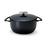 UNILLOY キャセロール 22cm(3.8L) 藍 鋳物ホーロー鍋 UC220NE