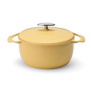 UNILLOY キャセロール 22cm(3.8L) くちなし 鋳物ホーロー鍋 UC220YE