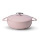 UNILLOY キャセロール浅型 24cm（3.2L） さくら 鋳物ホーロー鍋 US240PI