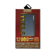 モバイルバッテリー Stick C 12000 Type-C対応 3.0A 大容量 12000mAh PSE適合 GRAY CTC12000Y-GR