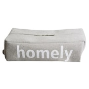 2K-363 GY [HOMELY ティッシュ ボックス カバー グレー]