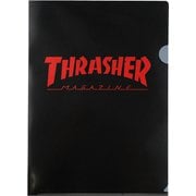 74601601 THRASHER クリアファイル Red [キャラクターグッズ]