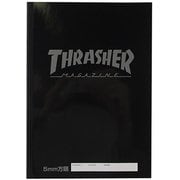 74602401 THRASHER 5mm方眼 Black [キャラクターグッズ]