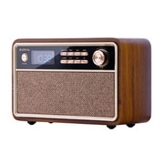Bluetooth ワイヤレススピーカー Classica Premium(クラシカ プレミアム) ウォールナットウッド調 LP-SPBT09WN