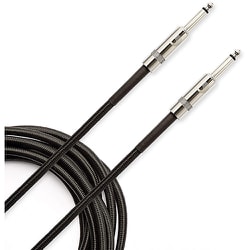 ギター/ベース用 シールドケーブル Custom Series Braided ブラック (20ft/6.1m S-S) PW-BG-20BK/BK