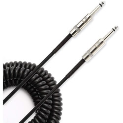 ギター/ベース用 シールドケーブル Custom Series Coiled (30ft/9.1m S-S) PW-CDG-30BK/BK