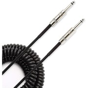ギター/ベース用 シールドケーブル Custom Series Coiled (30ft/9.1m S-S) PW-CDG-30BK/BK
