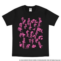 スクウェア・エニックス SQUARE ENIX ドラゴンクエストビルダーズ2 Tシャツ(ピンク) サイズL [キャラクターグッズ]  通販【全品無料配達】 - ヨドバシ.com