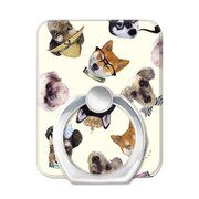 AJ-0301-RING-YELL [スマートフォンリング ギズモビーズ バナーバレット Stylish dog Yellow]