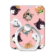 AJ-0301-RING-PINK [スマートフォンリング ギズモビーズ バナーバレット gangster cat Pink]
