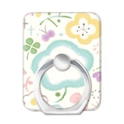 OM-0048-RING [スマートフォンリング ギズモビーズ ふじもとめぐみ こぶたとお花]