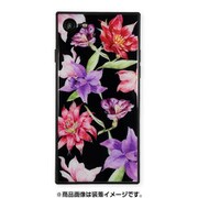 BJ-0002-IP78-PURP [iPhone 8/7 ガラスケース ギズモビーズ スクエア型 ダチュラ RESORT FLOWER BLACK]