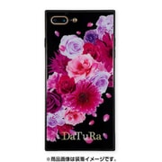 BJ-0002-IP7P-BLAK [iPhone 8Plus/7Plus ガラスケース ギズモビーズ スクエア型 ダチュラ CLASSIC FLOWER BLACK]