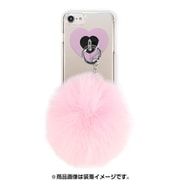 AB-0963-IP67-PINK [iPhone 8/7/6s/6 クリアケース ギズモビーズ ダズリン FUR CHERRY PINK]