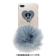 AB-0963-IP7P-GRAY [iPhone 8 Plus/7 Plus/6s Plus/6 Plus クリアケース ギズモビーズ ダズリン FUR VINTAGE GRAY]