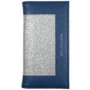 AB-0970-IP67-SLVR [iPhone 8/7/6s/6 手帳型ケース ギズモビーズ マーキュリーデュオ GLITTER TWO TONE SLV]