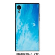 AB-0948-IPXR-ICBL [iPhone XR ガラスケース ギズモビーズ スクエア型 KWH SKY]